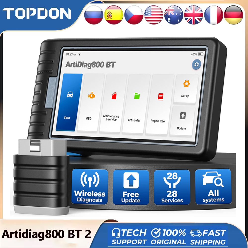Topdon Tc001 Thermal Camera - TOPDON ArtiDiag800 BT, outil de diagnostic