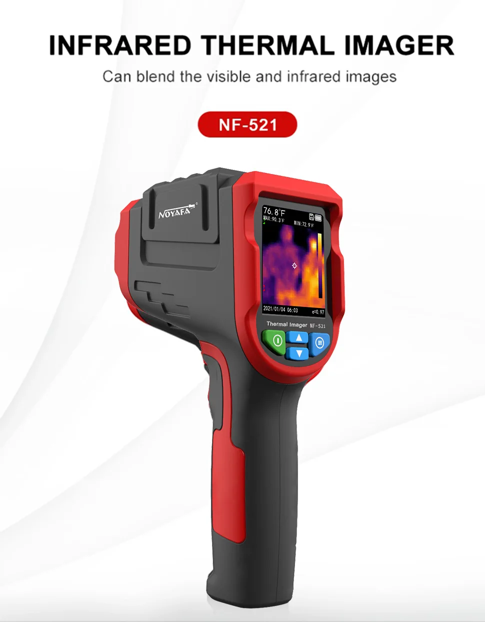 Nf 521 Thermal Imaging Camera - Caméra thermique infrarouge industrielle à température