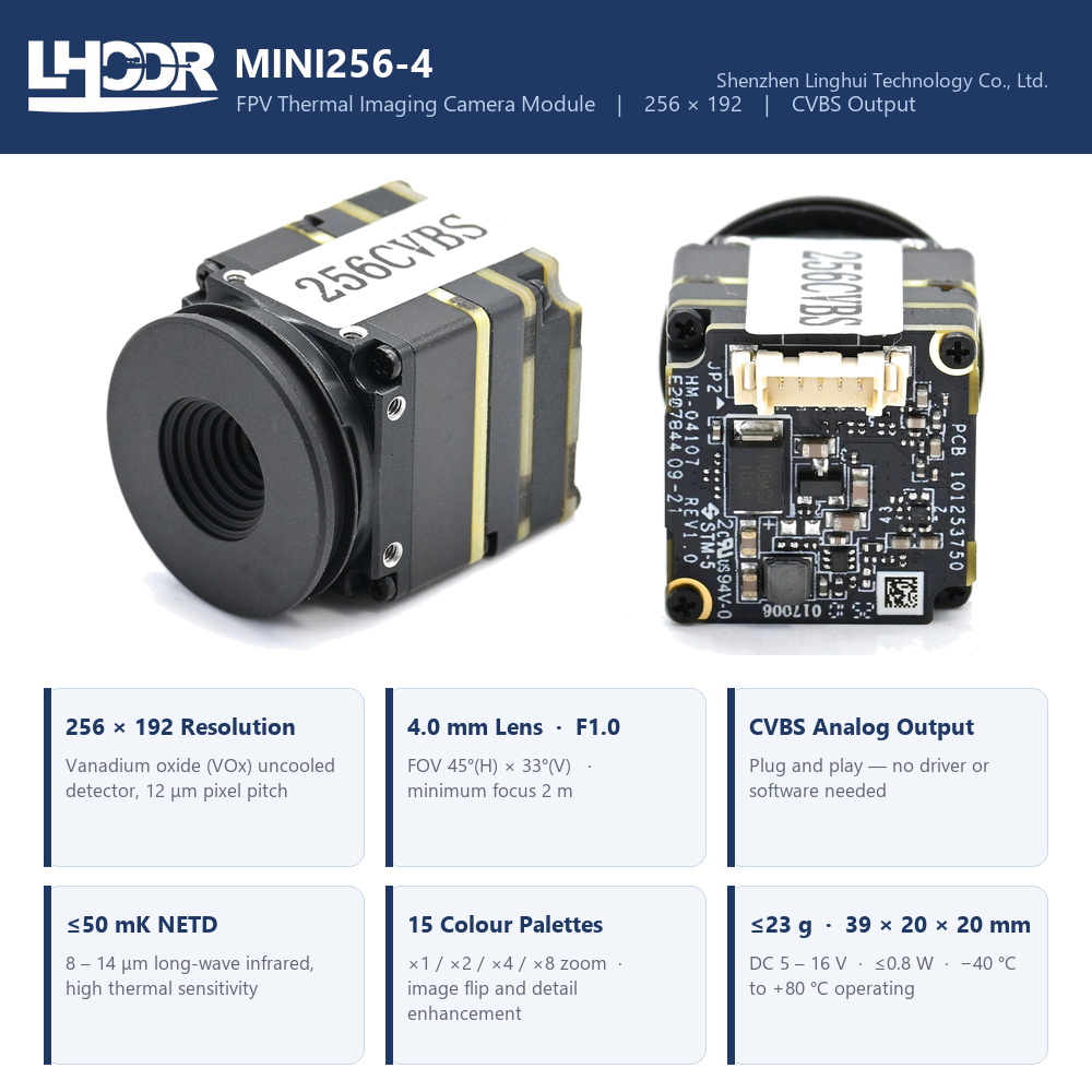 Module de caméra thermique pou - Thermal Module 640X512 Core avis et prix