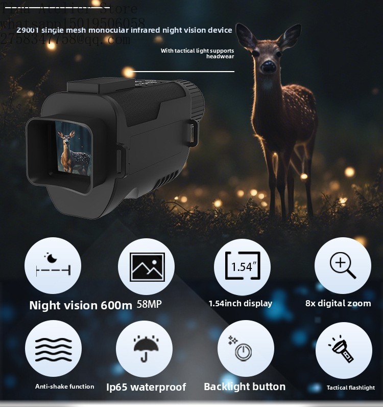 Z9001 Lunette Thermique Monocu - Thermal Scope Night Vision Monocular avis et prix